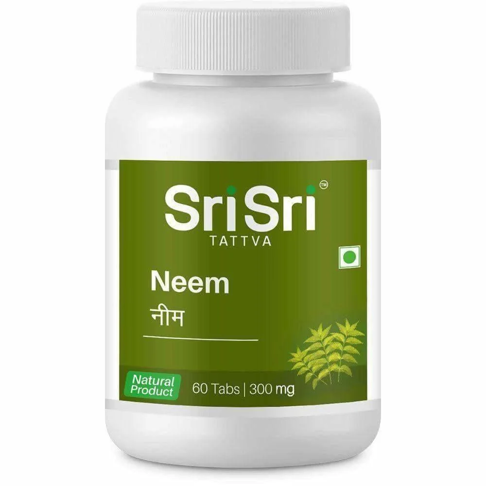 Sri Sri Tattva Neem Tablets | Ayurvedic Wellness | Pure Neem Extract