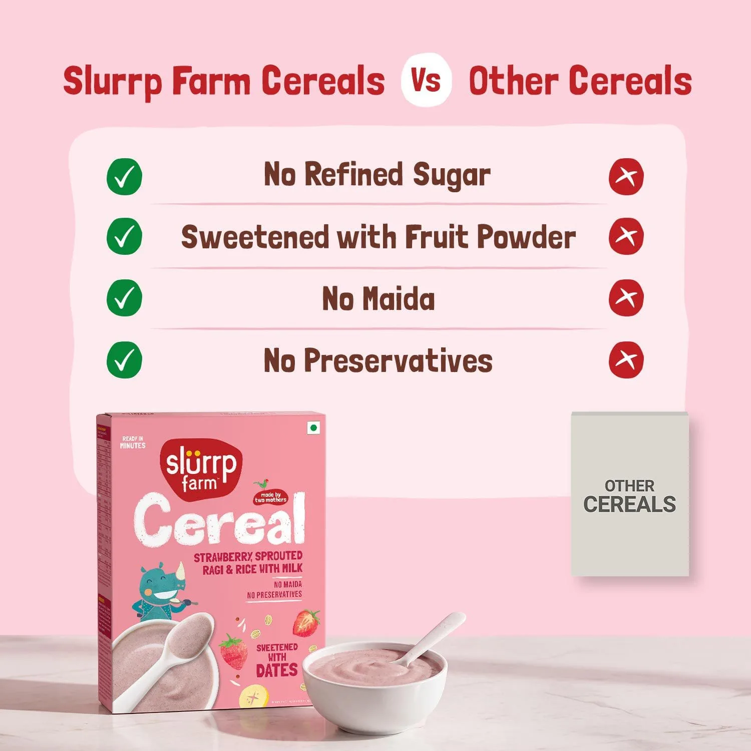 Strawberry, Ragi & Rice Cereal with Milk-5