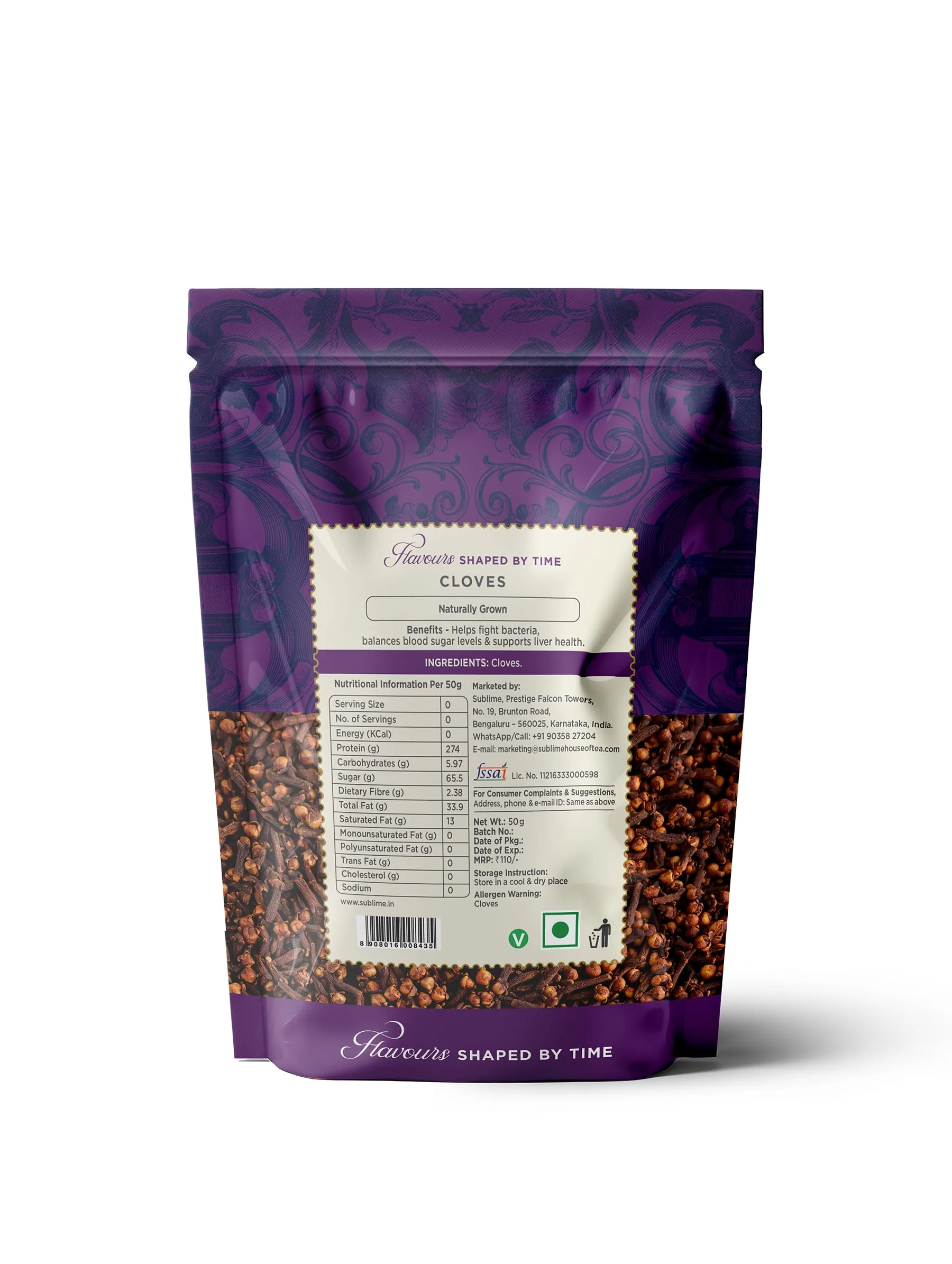 Sublime Inspiring Awe Clove | Whole Dried Flower Buds | Aromatic Spice for Garam Masala and Chai-2
