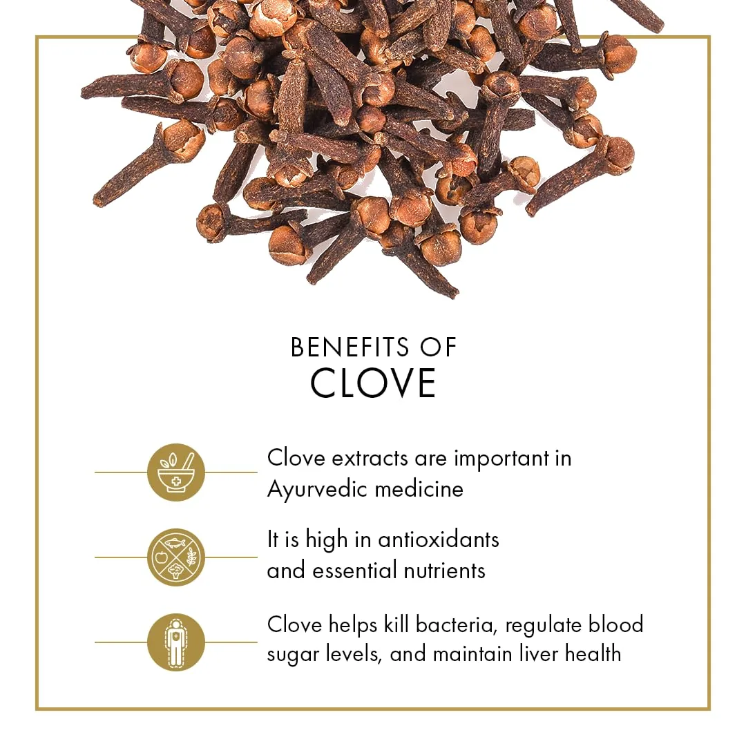 Sublime Inspiring Awe Clove | Whole Dried Flower Buds | Aromatic Spice for Garam Masala and Chai-3