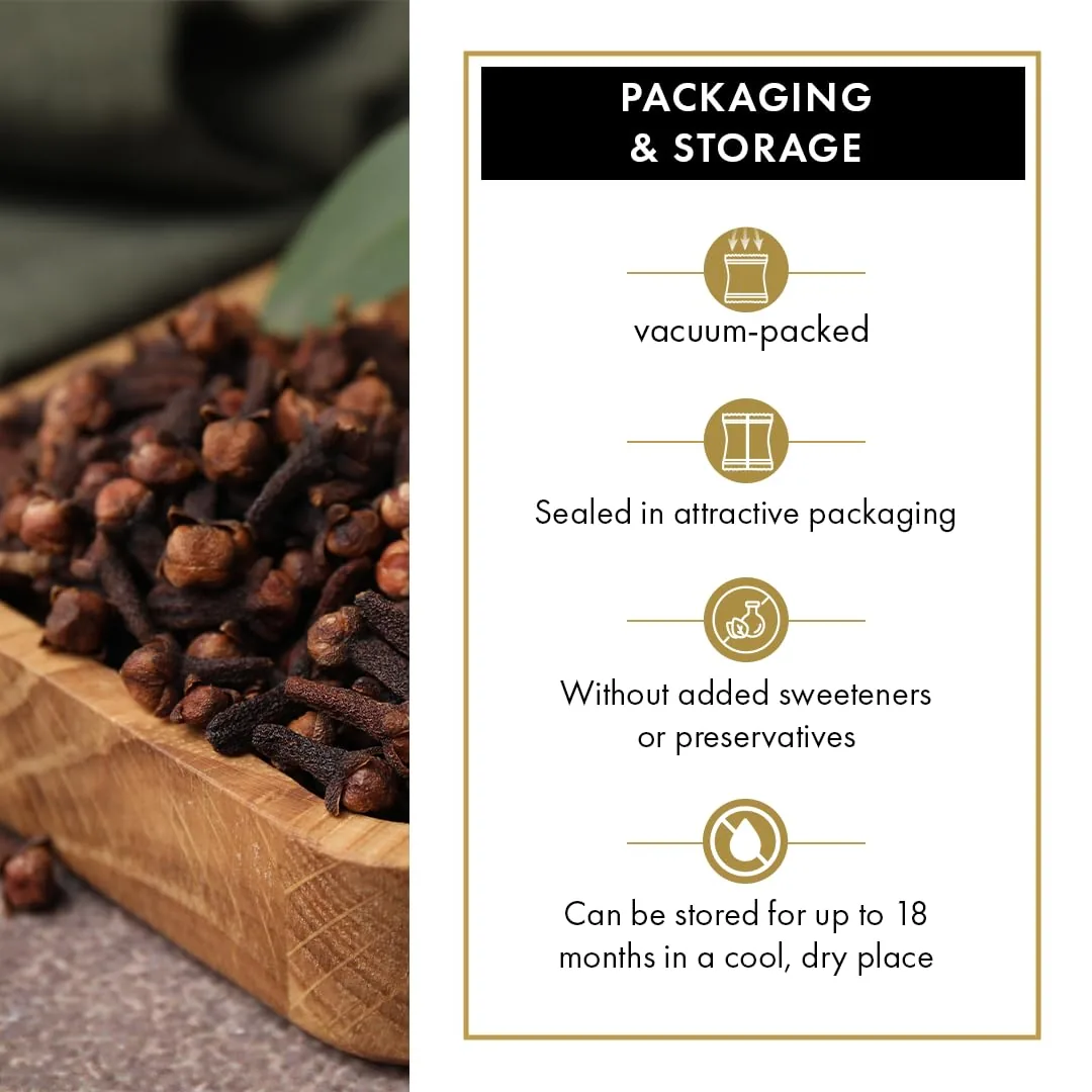 Sublime Inspiring Awe Clove | Whole Dried Flower Buds | Aromatic Spice for Garam Masala and Chai-4