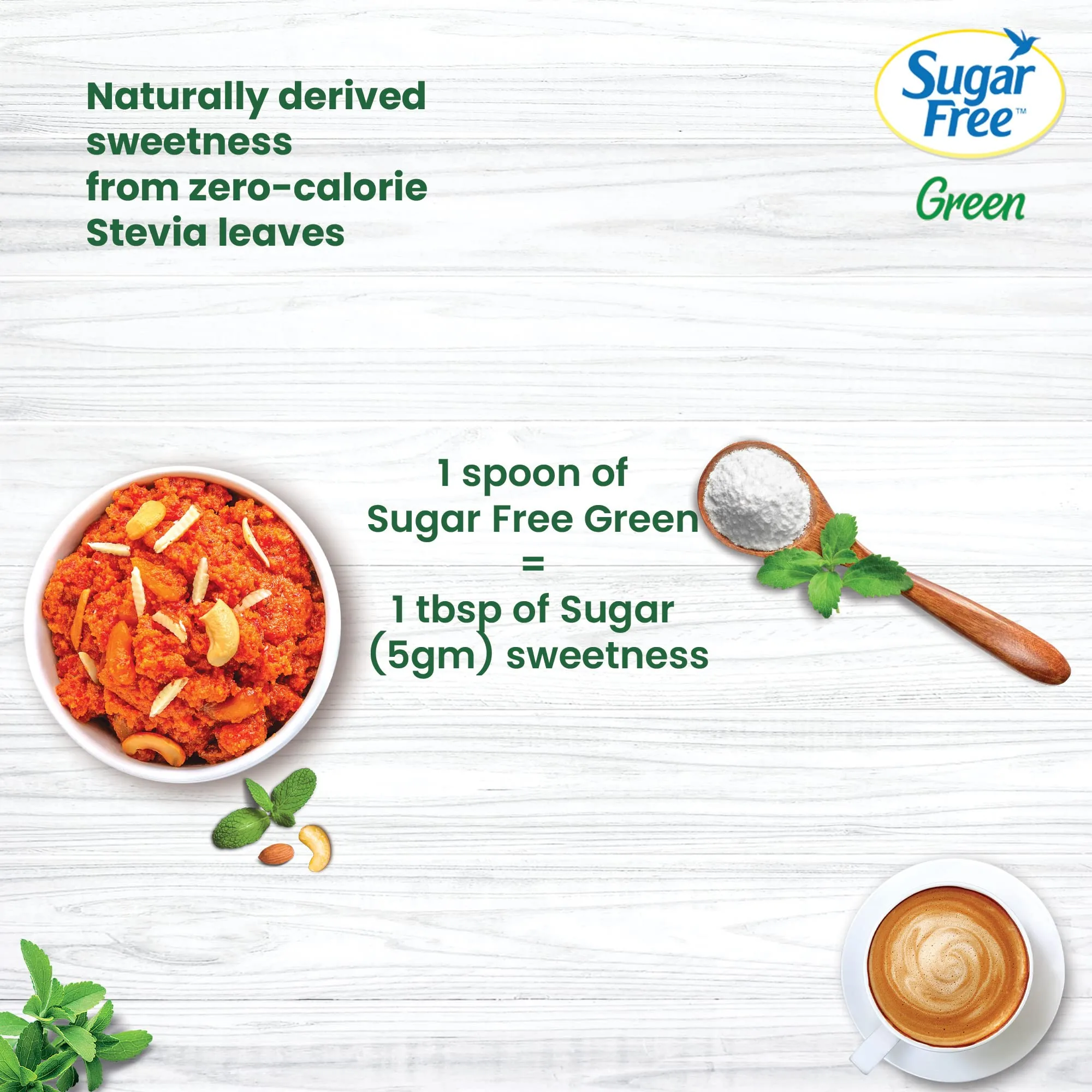 Sugar Free Green Stevia | 100% Natural Sweetener | Zero Calorie Sugar Substitute Pellets-4