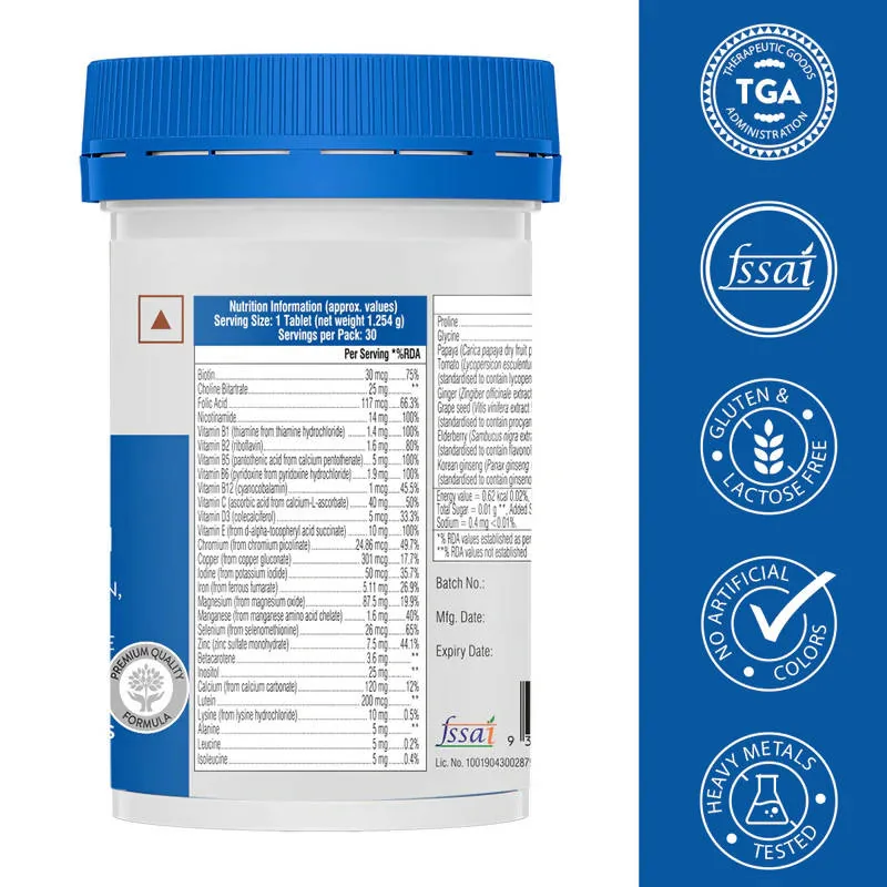 Swisse Men’s Ultivite Multivitamin Tablets | Daily Health Supplement | Energy & Immunity Support-2