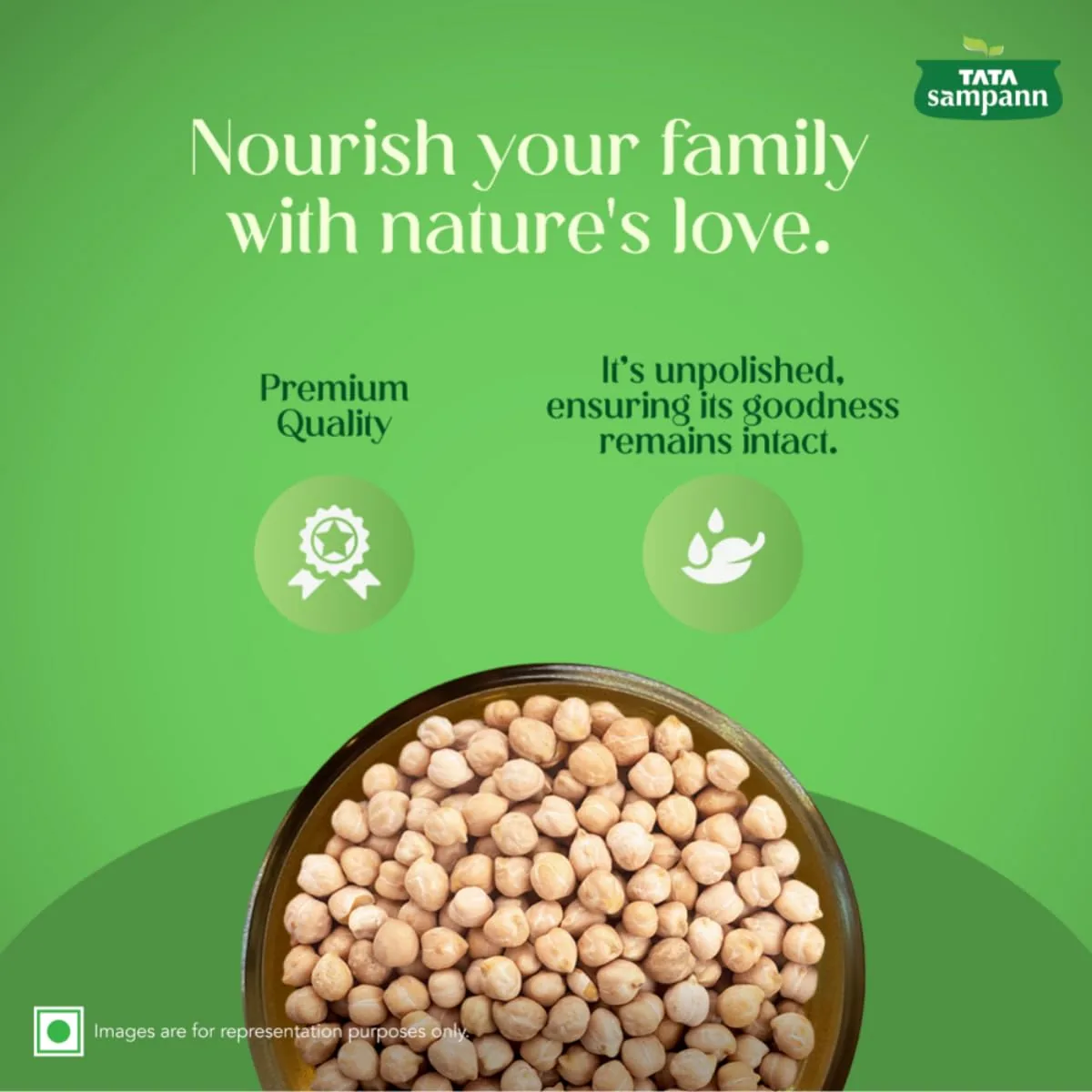 Tata Sampann Unpolished Kabuli Chana | Medium Size Chickpeas | Wholesome Pulses-4