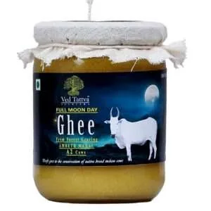 Tatsat Full Moon Day Ghee | Pure Amruth Mahal A2 Cow Bilona Ghee | Forest Grazing & Natural-1