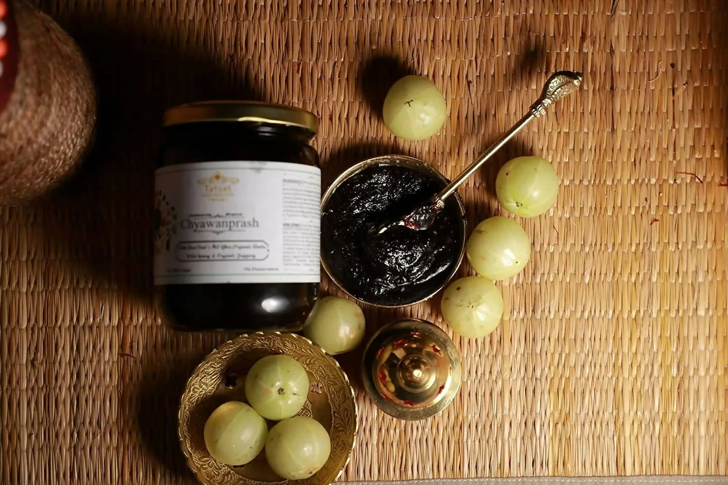 Tatsat Vedic Chyawanaprash with A2 Cow's Ghee | Sugar-Free Ayurvedic Rasayana | Wild Amla & Forest Honey-1