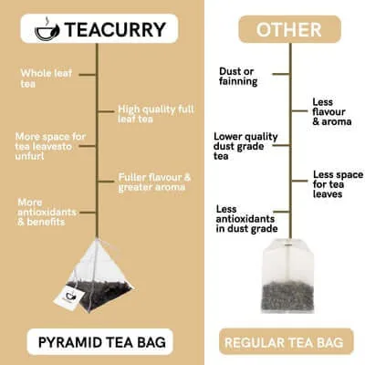Teacurry CCF Tea | Cumin Coriander Fennel Herbal Infusion | Caffeine-Free Digestive Support-2