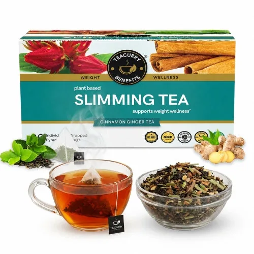 Teacurry Slimming Tea | Herbal Weight Management & Detox Infusion 30 Teabags