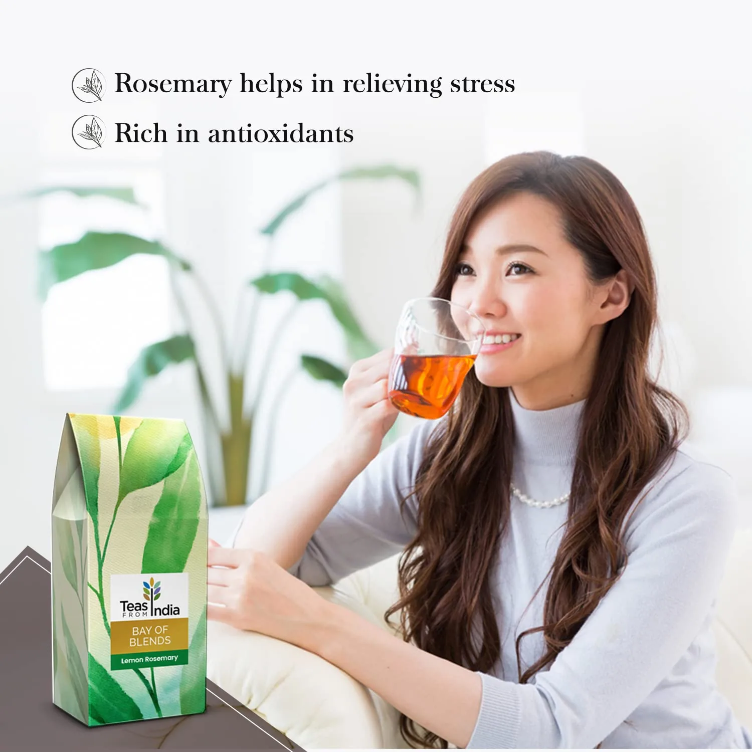 TEAS FROM INDIA Bay Of Blends Tea - Lemon Cinnamon - 100 gm -5