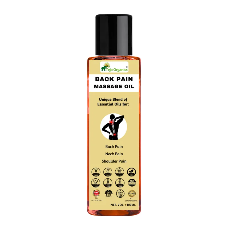 Teja Organics Back Pain Massage Oil