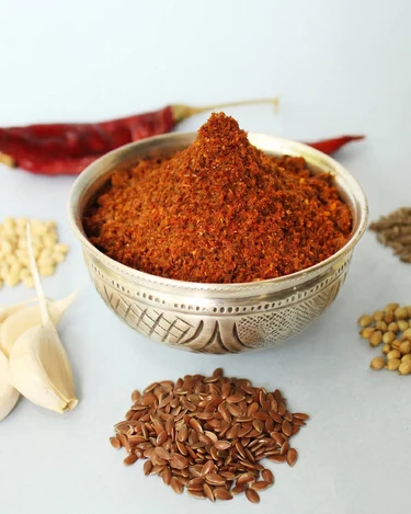 Tenali Ruchulu Avisaginjala podi (Flax Seeds Powder)