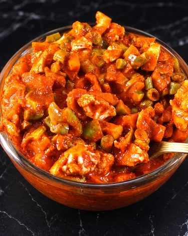 Tenali Ruchulu Mixed Veg Pickle - Andhra Style
