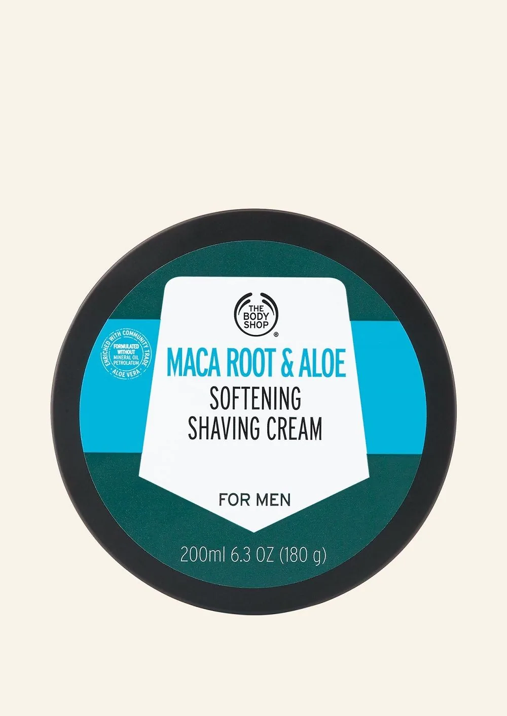 The Body Shop Maca Root & Aloe Softening Shaving Cream For Men | Hydrating Formula | Smooth Glide Shave The Body Shop Maca Root & Aloe Softening Shaving Cream For Men | Hydrating Formula | Smooth Glide Shave - 200 ml