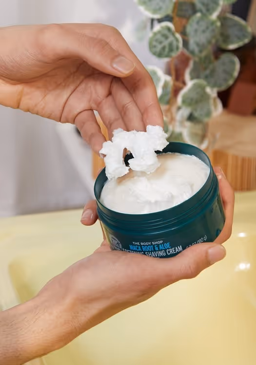 The Body Shop Maca Root & Aloe Softening Shaving Cream For Men | Hydrating Formula | Smooth Glide Shave-4