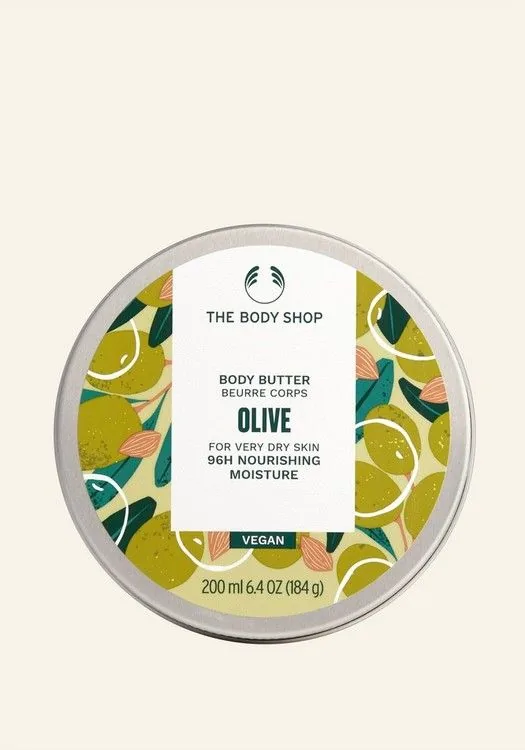 The Body Shop Olive Body Butter | Body Moisturizer | 48hr Hydration for Very Dry Skin The Body Shop Olive Body Butter | Body Moisturizer | 48hr Hydration for Very Dry Skin - 200 ml