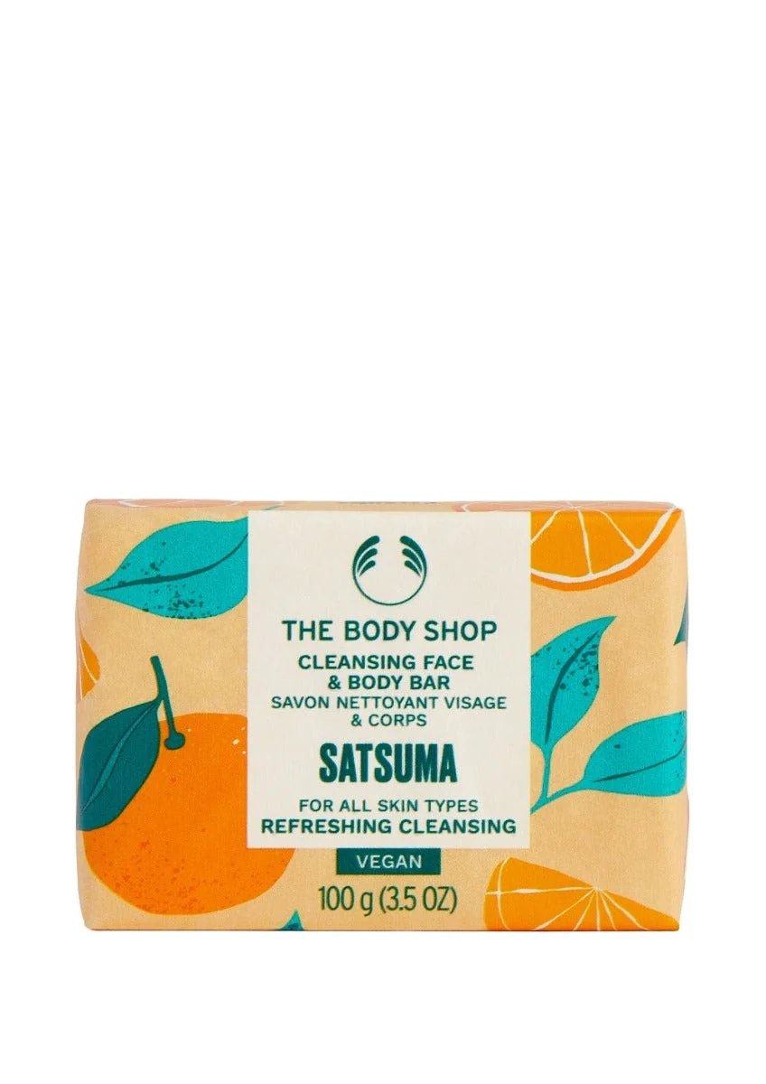 The Body Shop Satsuma Soap | Cleansing Bar | Refreshing Citrus Lather The Body Shop Satsuma Soap | Cleansing Bar | Refreshing Citrus Lather - 100 gm