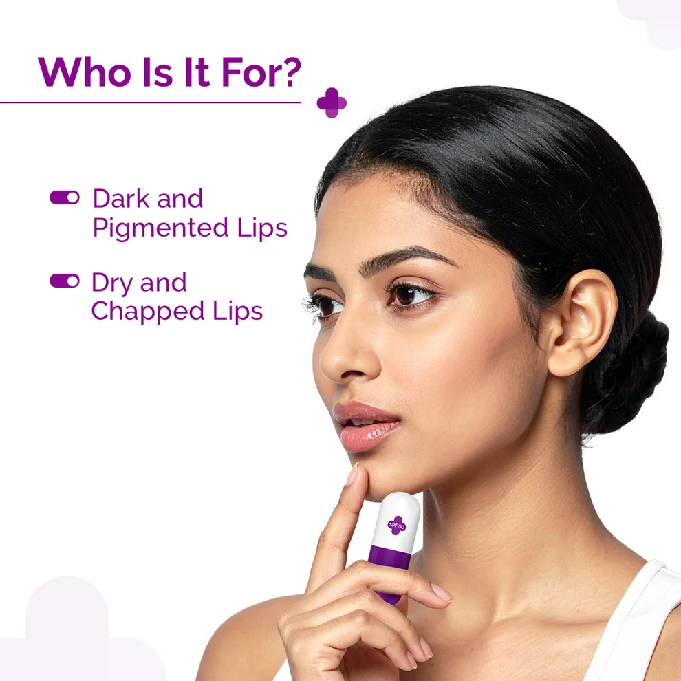 The Derma Co 1% Kojic Acid Lip Balm | Pigmentation Removal Lip Care | SPF 30 Sun Protection-1