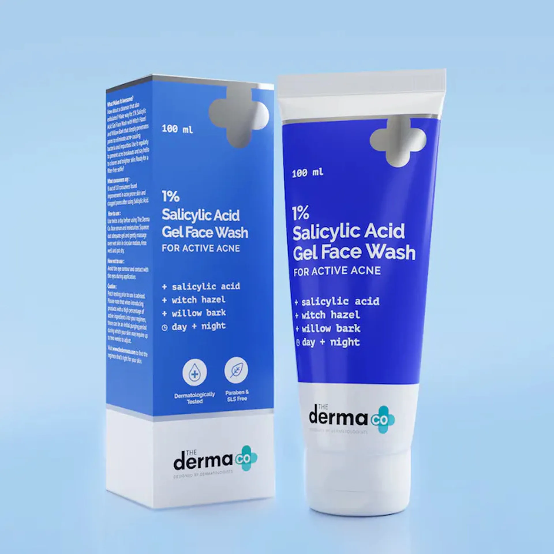 The Derma Co Anti-Acne Regimen Combo of 1% Salicylic Acid Gel Face Wash and 2% Salicylic Acid Serum-2