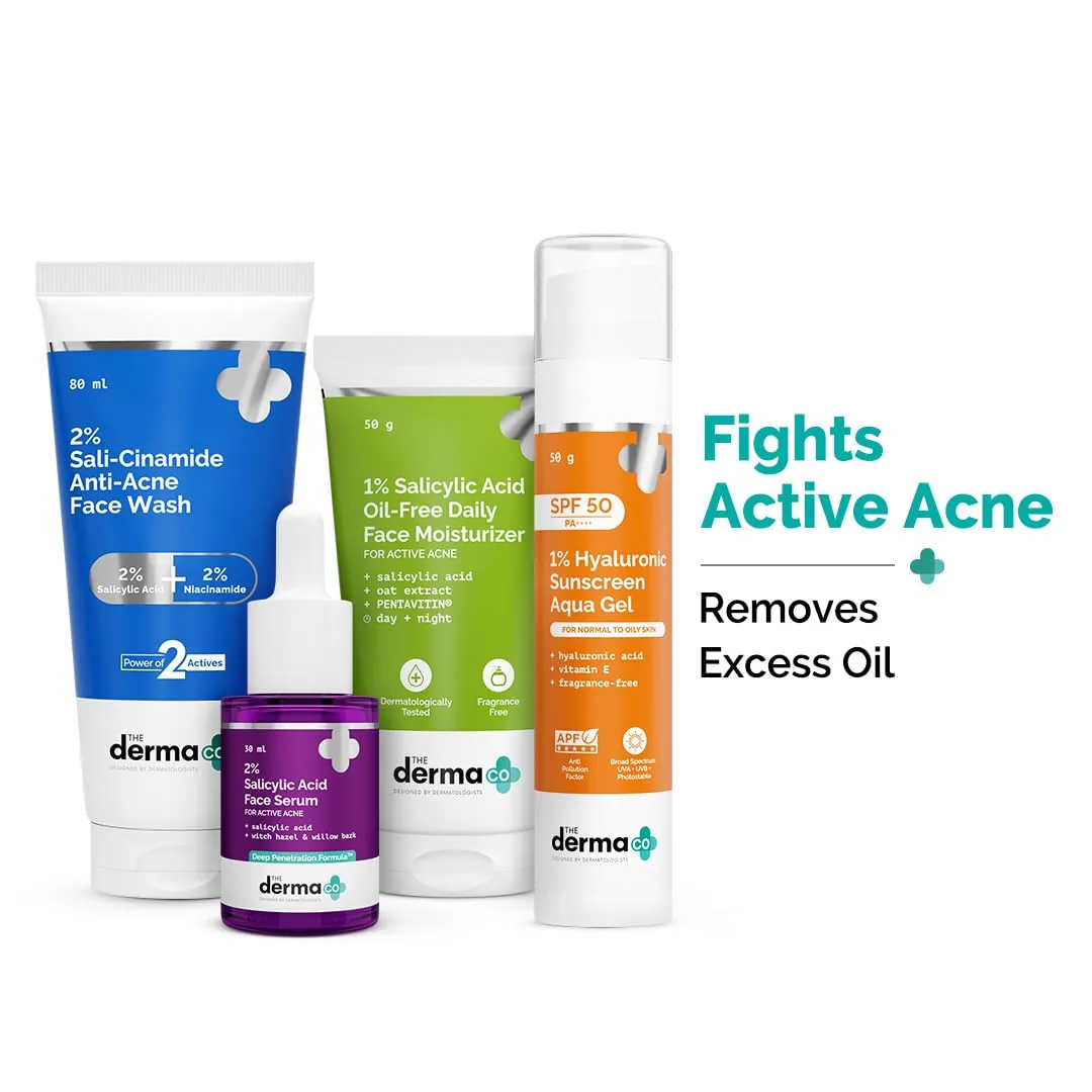 The Derma Co I-Beauty CSMS Combo | Complete Skincare Routine | For Acne-Prone Skin-2