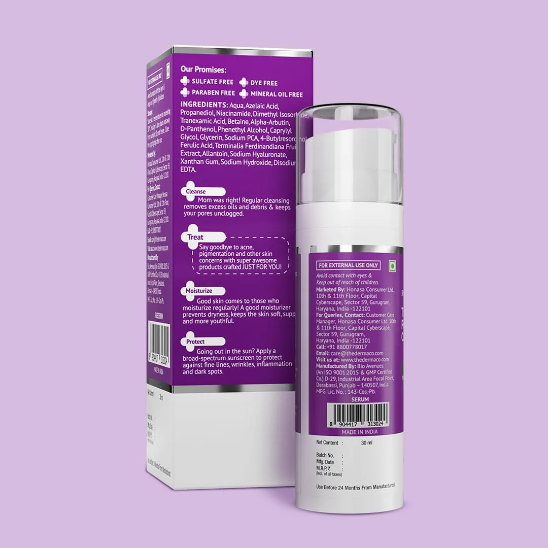 The Derma Co Tran-Zelaic Pigmentation Corrector Serum | Face Serum for Dark Spots and Uneven Skin Tone-2