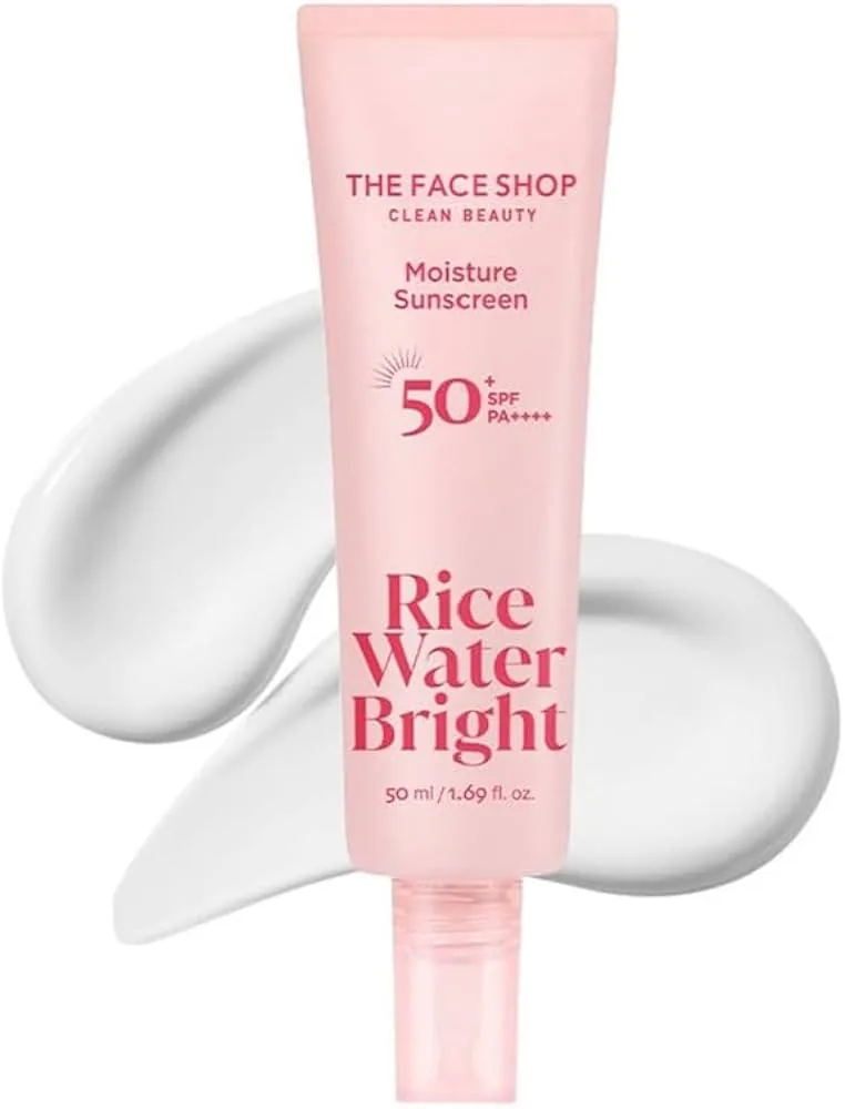 The Face Shop Rice Water Cream with Niacinamide & HA | Brightening Face Moisturizer | Hydrates and Fades Blemishes-1