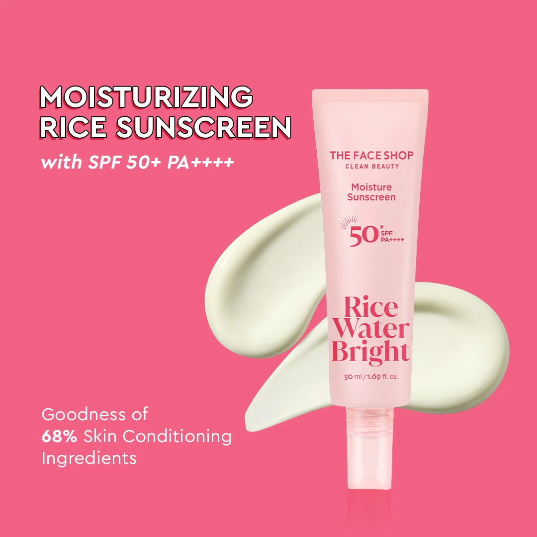 The Face Shop Rice Water Cream with Niacinamide & HA | Brightening Face Moisturizer | Hydrates and Fades Blemishes-2