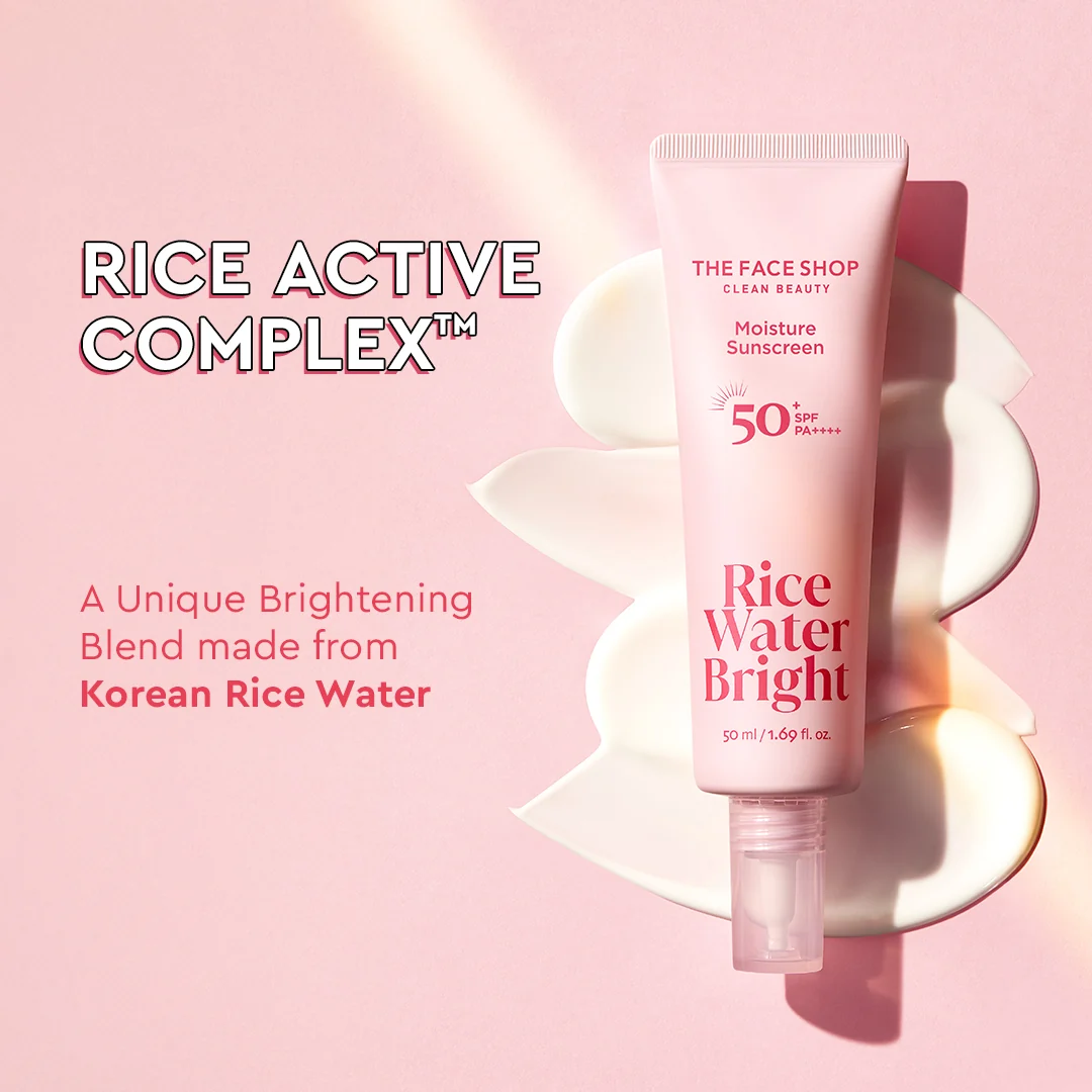 The Face Shop Rice Water Cream with Niacinamide & HA | Brightening Face Moisturizer | Hydrates and Fades Blemishes-4