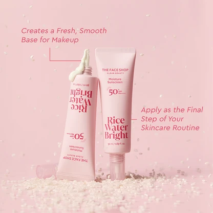 The Face Shop Rice Water Cream with Niacinamide & HA | Brightening Face Moisturizer | Hydrates and Fades Blemishes-6
