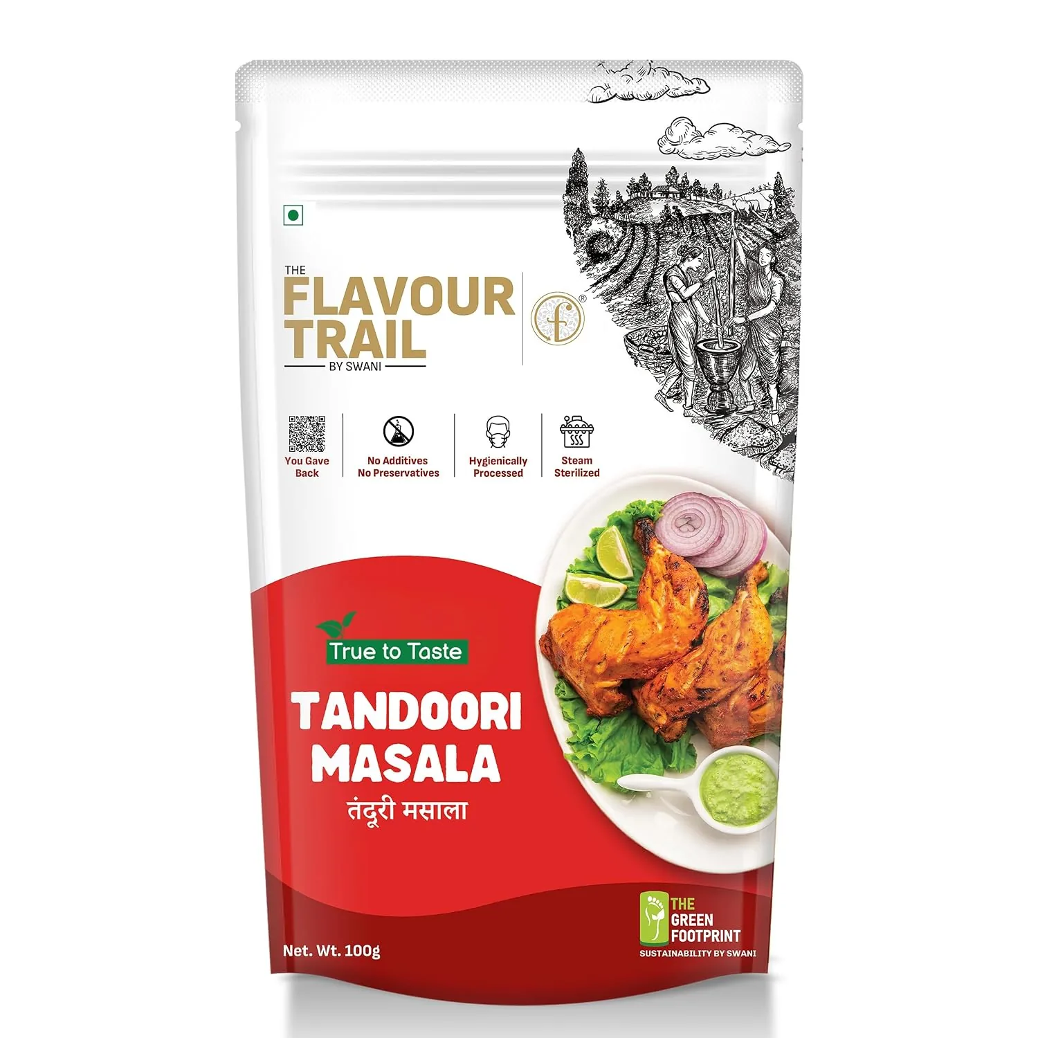 The Flavour Trail by Swani Tandoori Masala - No Additives & Preservatives