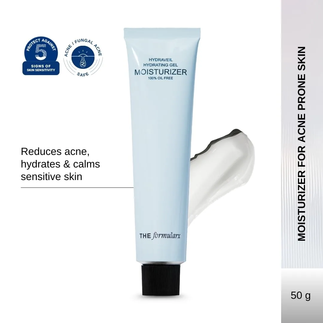 The Formularx Hydra Veil Malazia Hyaluronic Acid Gel Moisturizer | Oil-Free Hydration | Non-Comedogenic Formula for Congested Skin-2