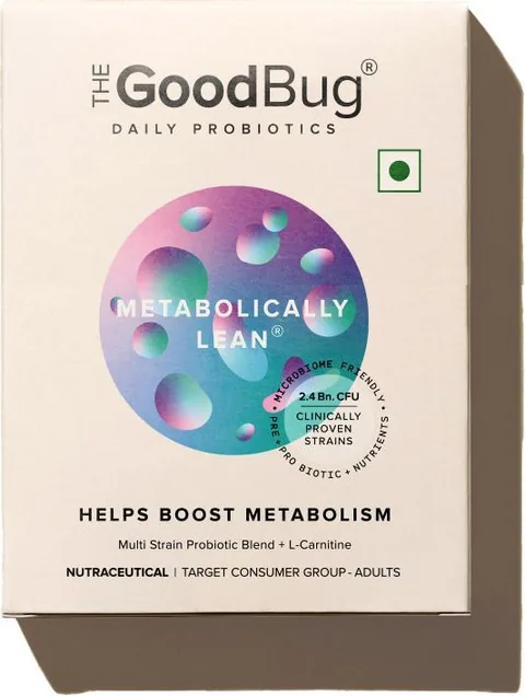 The Good Bug Metabolically Lean | Advance Metabolic System | Probiotic & L-Carnitine Weight Management Support-1