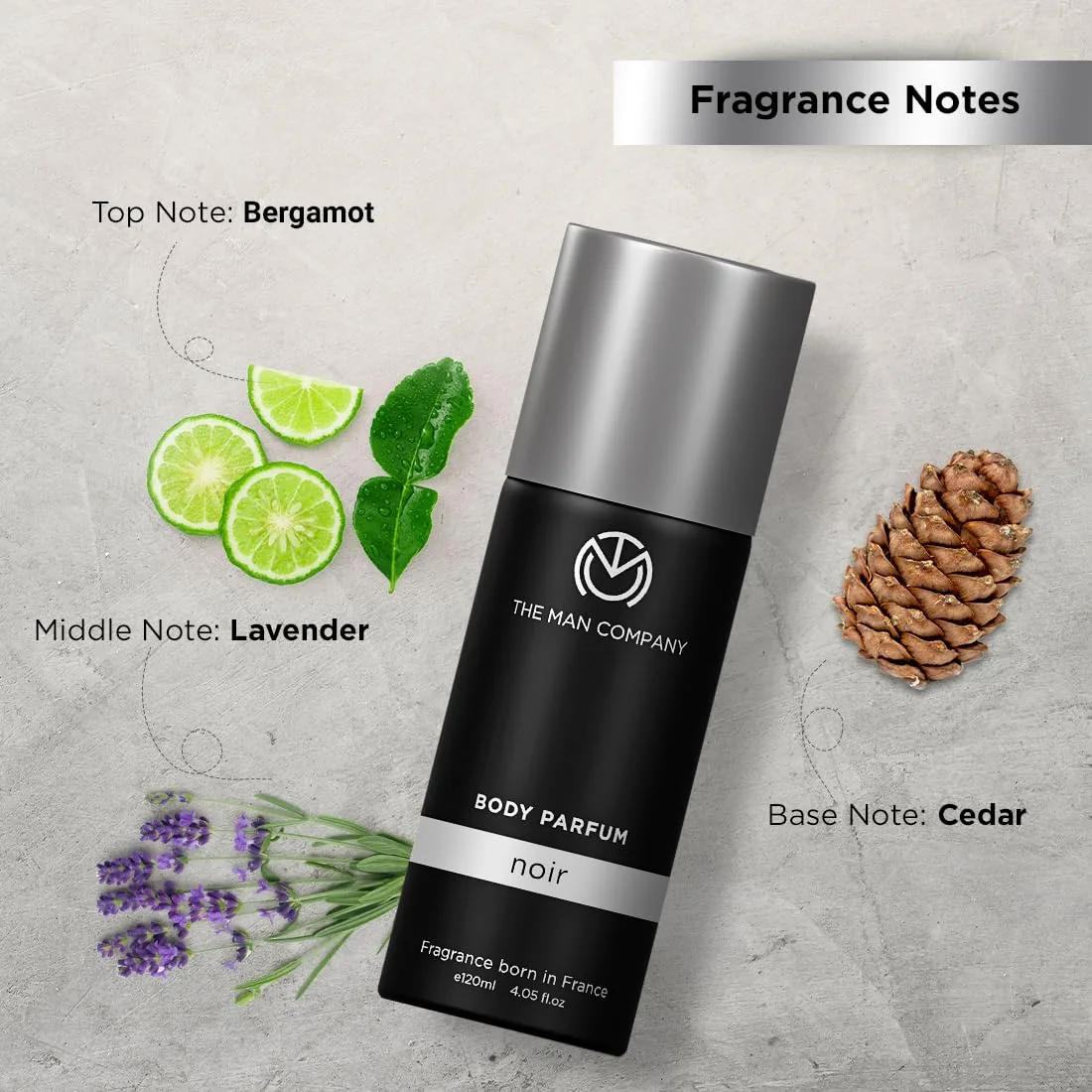The Man Company Body Perfume For Man - Noir | No Gas Deodorant | Body Spray For Man-2