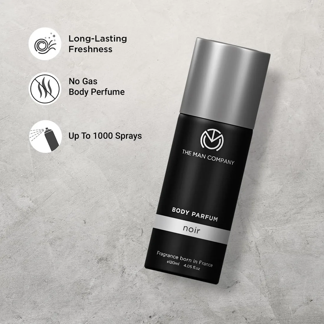 The Man Company Body Perfume For Man - Noir | No Gas Deodorant | Body Spray For Man-3
