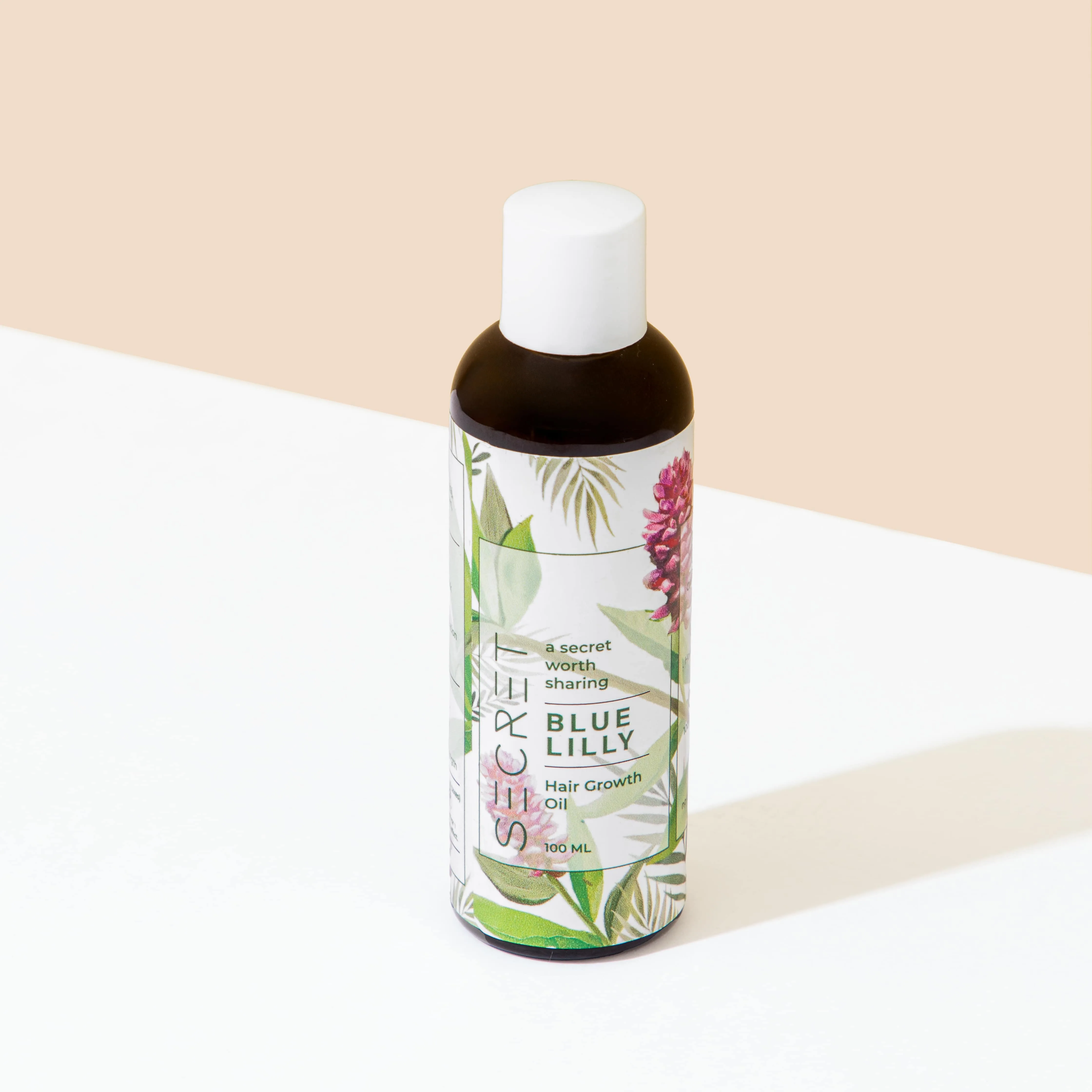 The Secret Hair Care Blue Lilly Hair Oil | Herbal Hair Nourishment | Volumizing and Growth Formula