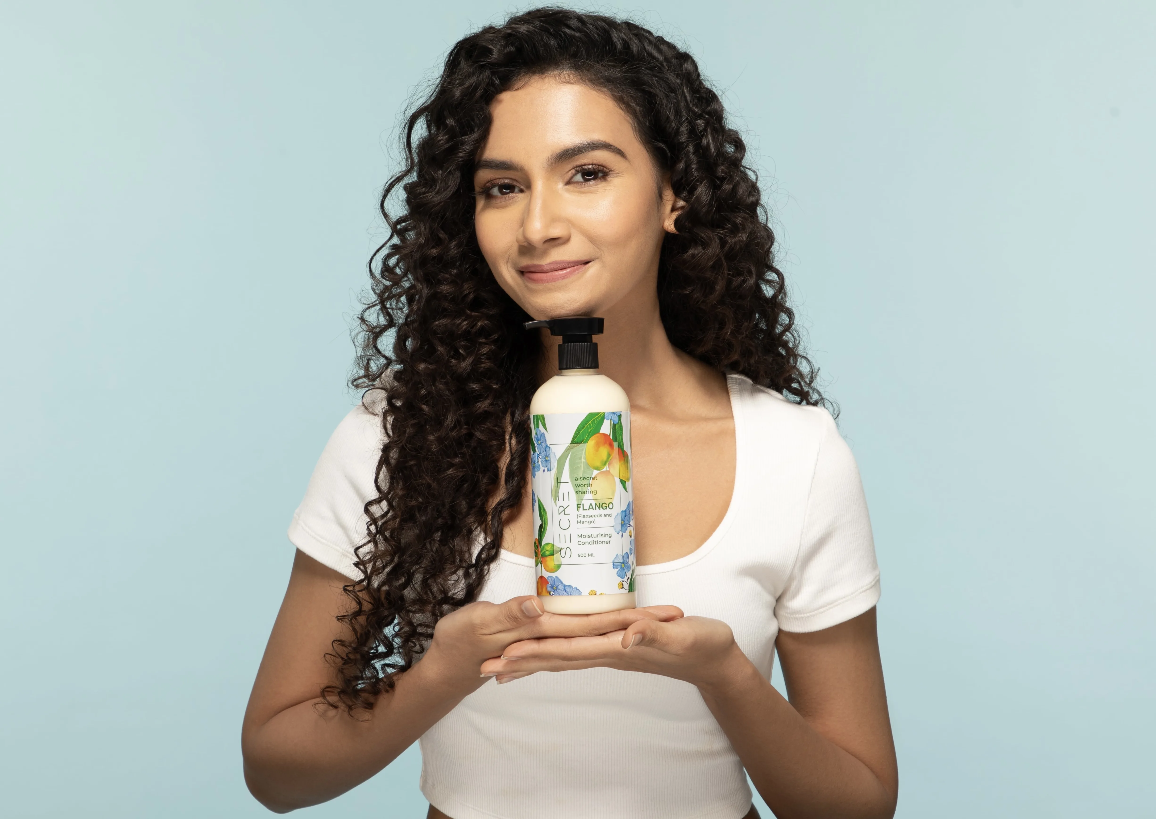 The Secret Hair Care Flango Mosturising Conditioner | Deep Hydration Hair Cream | Mango Butter & Flaxseed Oil Formula-2