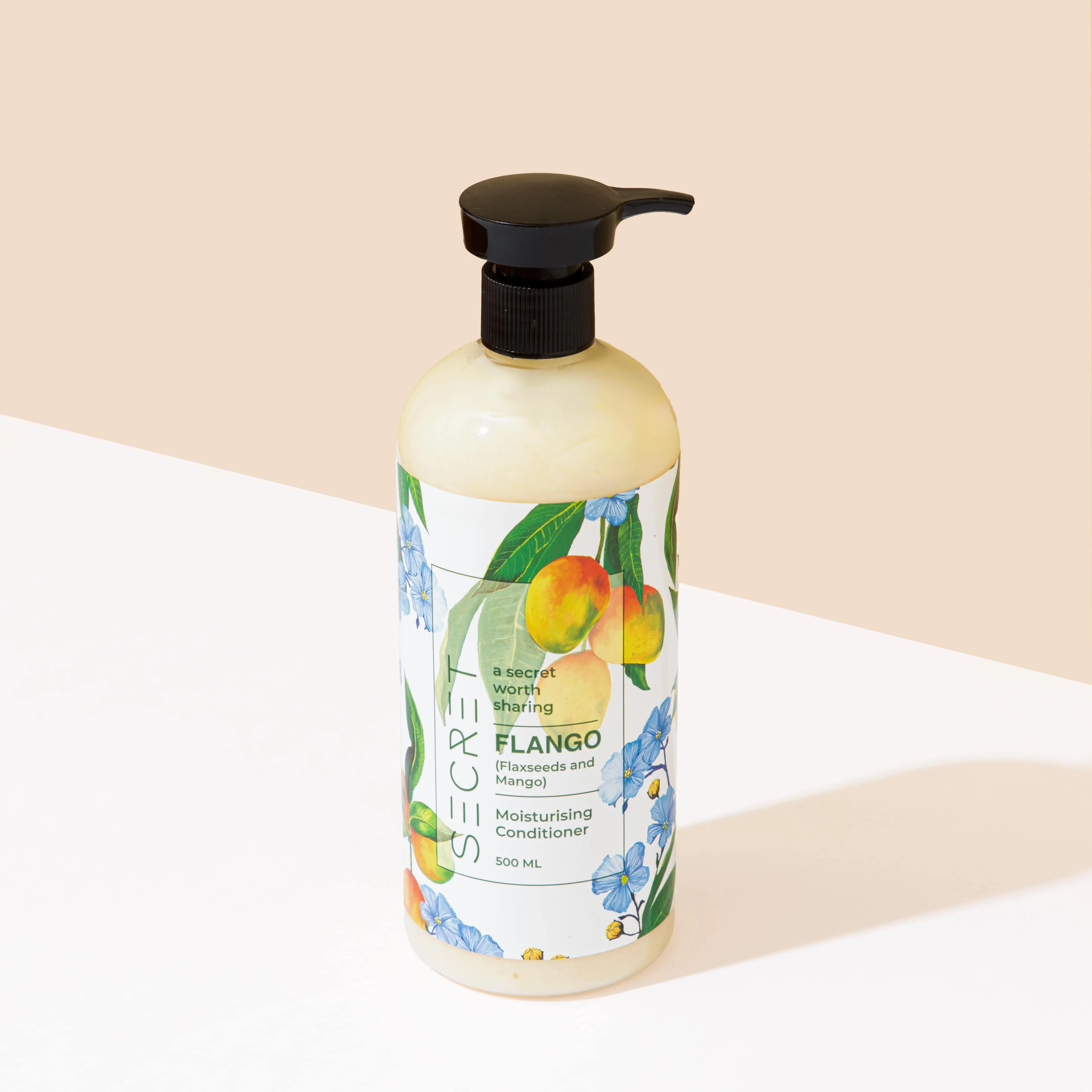 The Secret Hair Care Flango Mosturising Conditioner | Deep Hydration Hair Cream | Mango Butter & Flaxseed Oil Formula