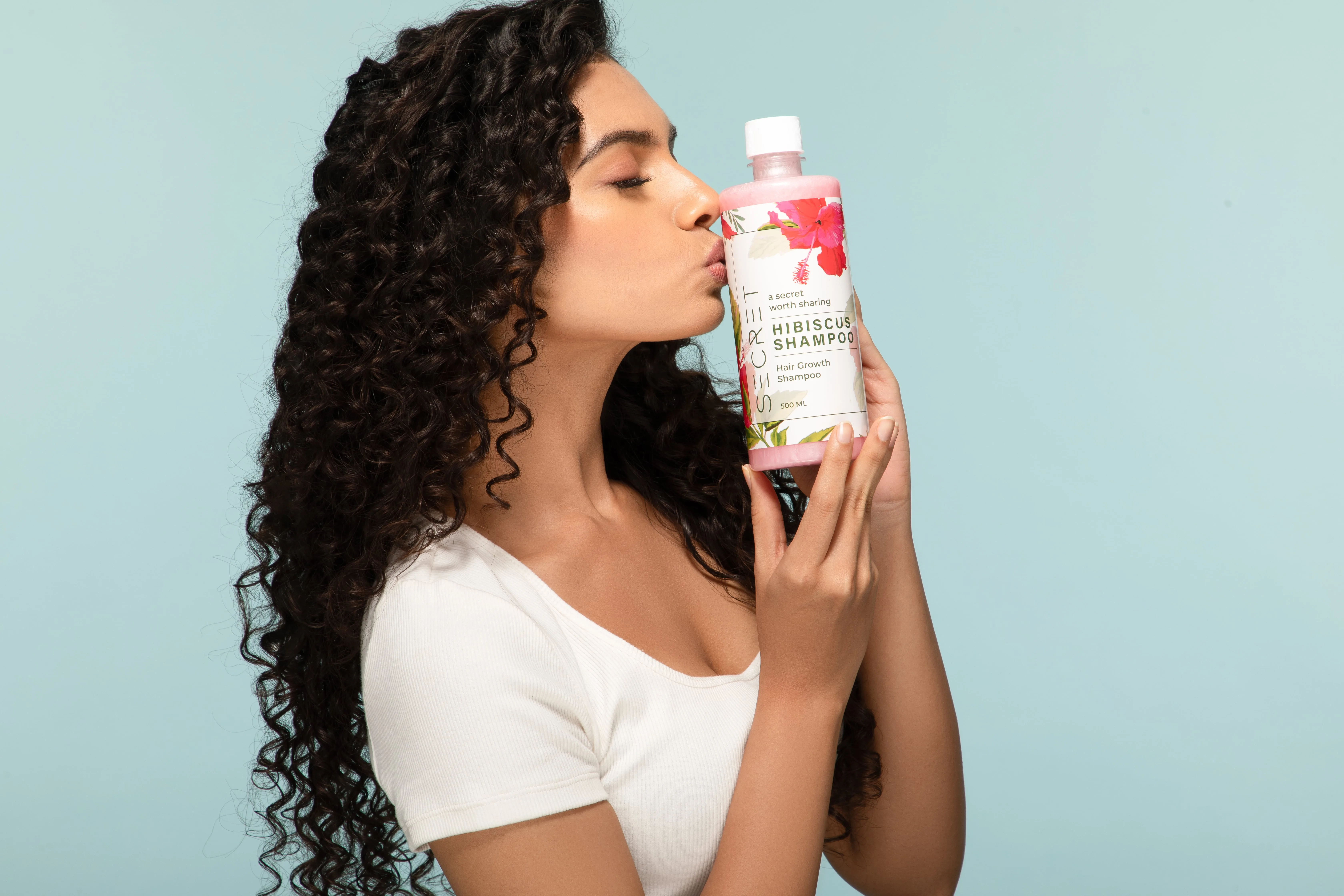 The Secret Hair Care Hibiscus Shampoo | Natural Scalp Balancing Cleanser | Promotes Hair Growth & Moisture Retention-2