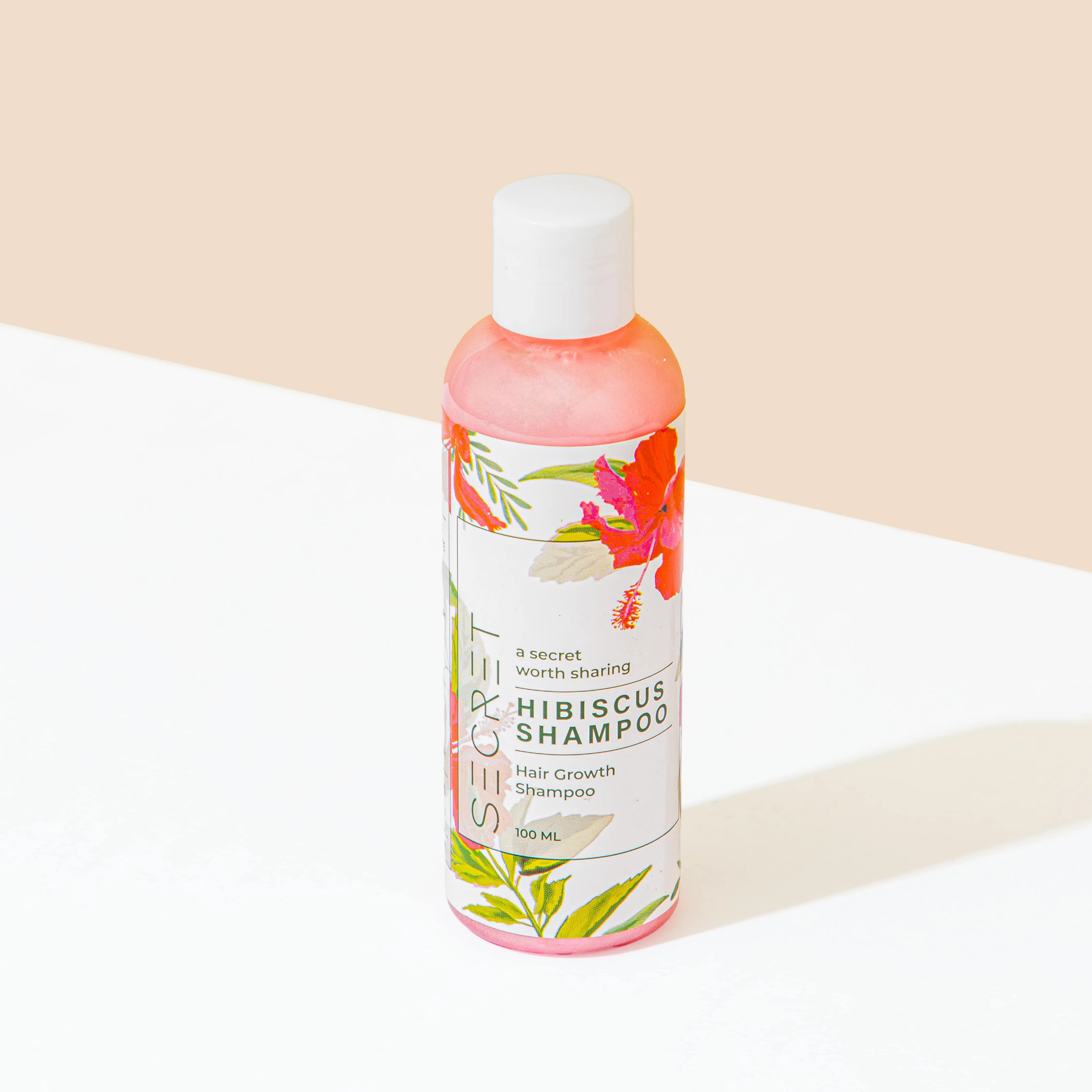 The Secret Hair Care Hibiscus Shampoo | Natural Scalp Balancing Cleanser | Promotes Hair Growth & Moisture Retention