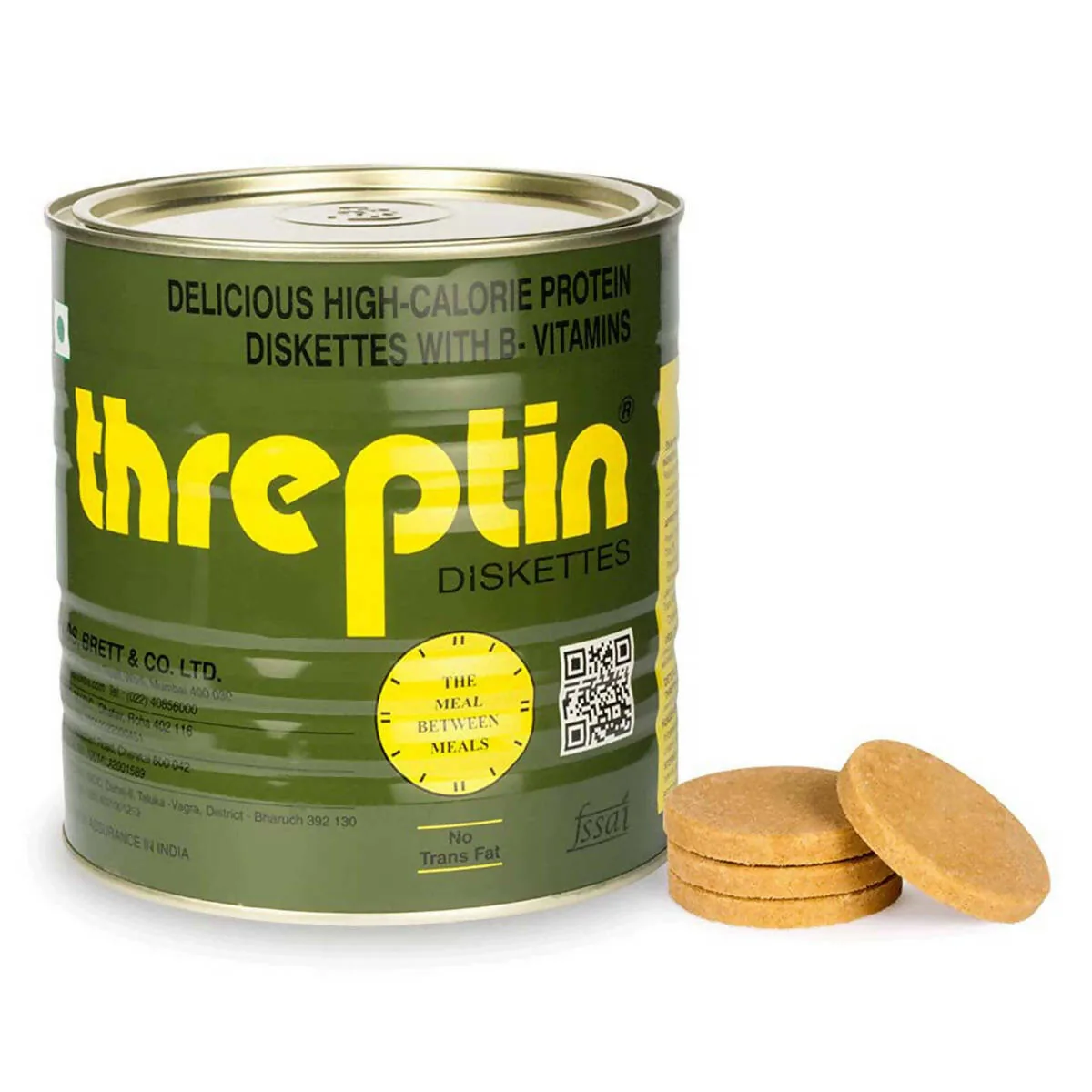 Threptin High-Calorie Protein Diskettes | Vanilla Flavored Nutritional Biscuits | Sustained Energy & Hunger Relief-2