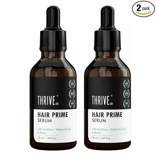 ThriveCo Anti-Greying Hair Prime Serum | Advanced Scalp Therapy | Natural Pigment Restoration-2