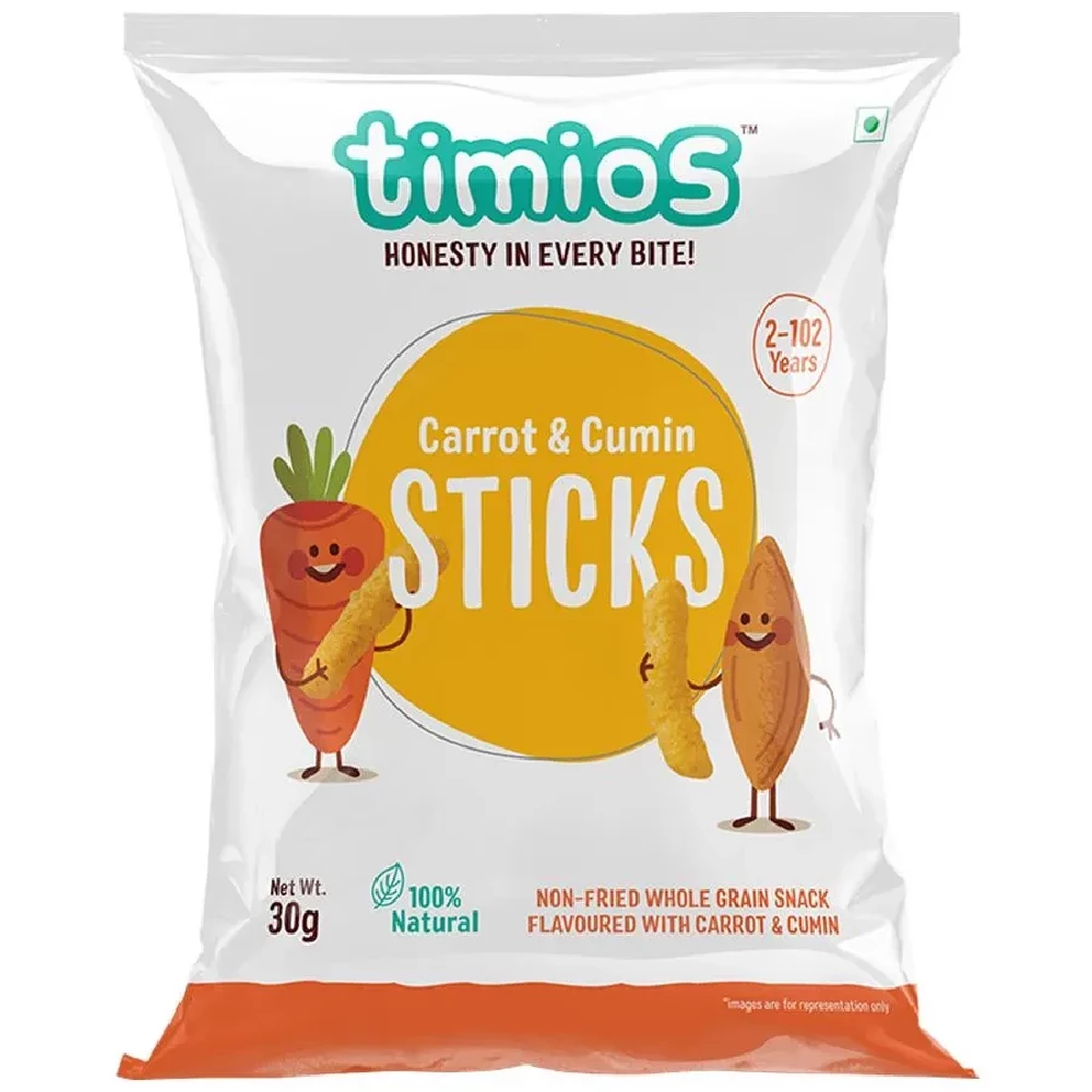 Timios Sticks - Carrot & Cumin