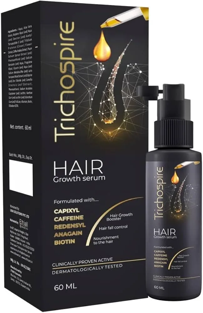 Trichospire Hair Growth Serum | Advanced Scalp Revitalizer for Hair Fall Control & Density Trichospire Hair Growth Serum | Advanced Scalp Revitalizer for Hair Fall Control & Density - 60 ml