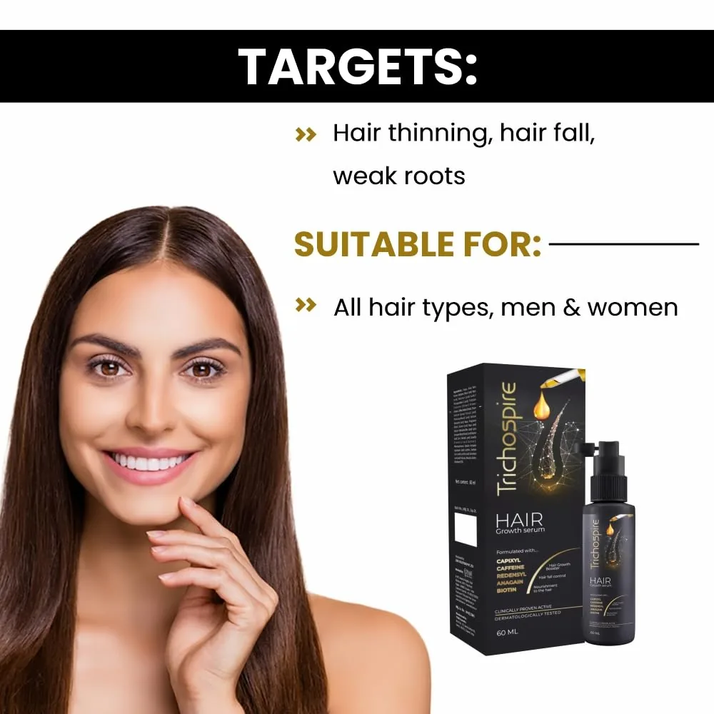 Trichospire Hair Growth Serum | Advanced Scalp Revitalizer for Hair Fall Control & Density-2