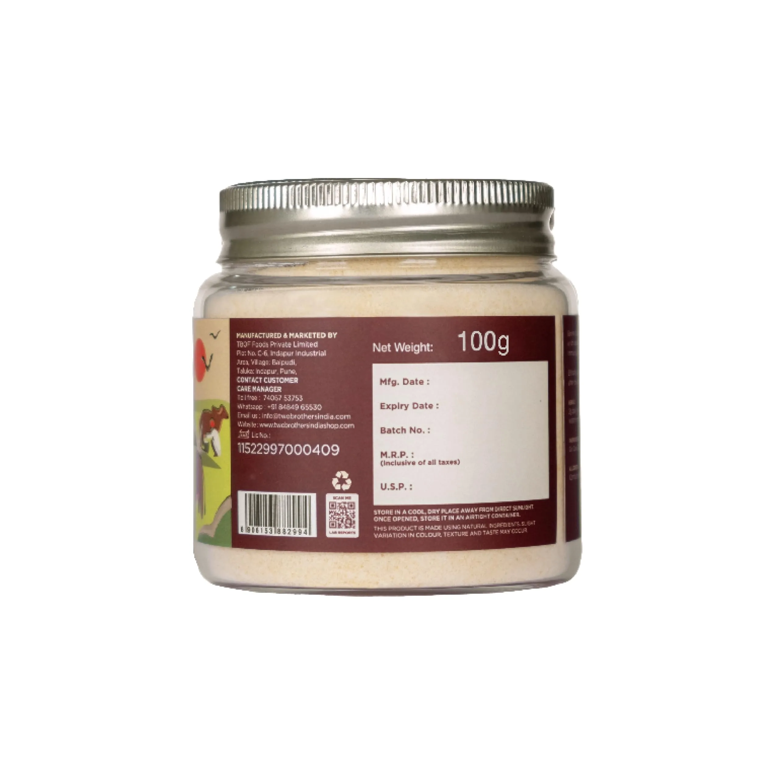 Two Brothers Colostrum Powder | Desi Gir Cow Colostrum | Immunity & Wellbeing Support-2