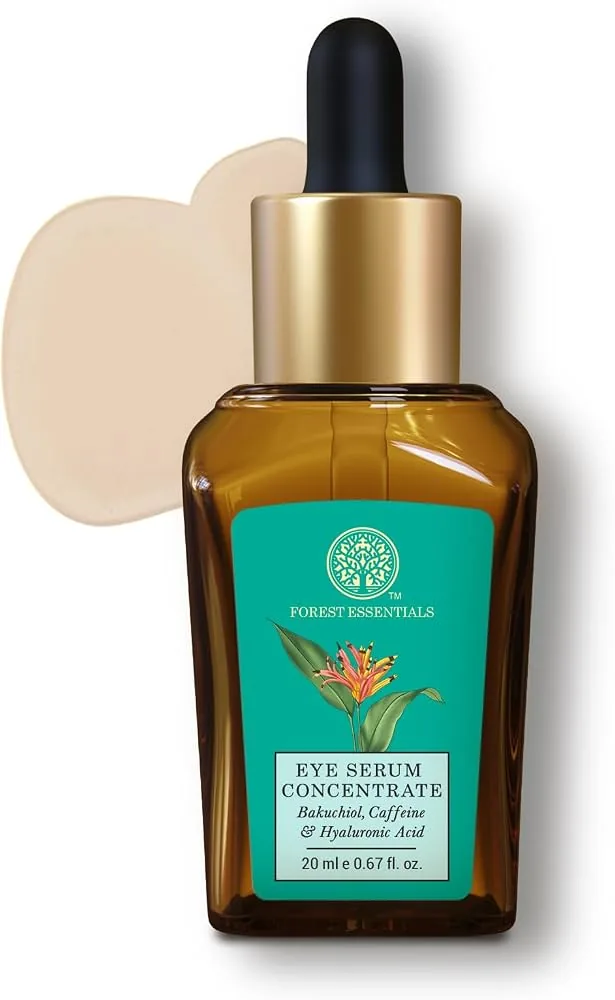 Forest Essentials Under Eye Serum Red Banana Flower & Potato Starch | Ayurvedic Eye Care | Dark Circle & Puffiness Treatment-1