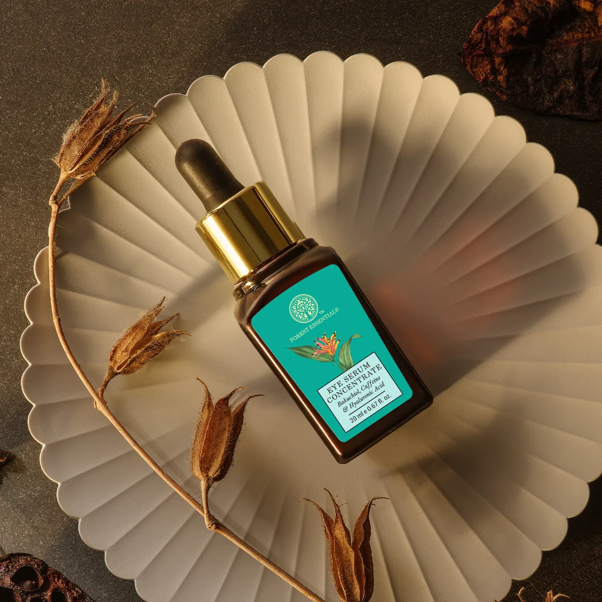 Forest Essentials Under Eye Serum Red Banana Flower & Potato Starch | Ayurvedic Eye Care | Dark Circle & Puffiness Treatment-2