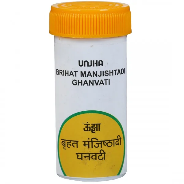 Unjha Brihat Manjishtadi Ghanvati | Ayurvedic Blood Purifier | Traditional Herbal Detox Tablets-2