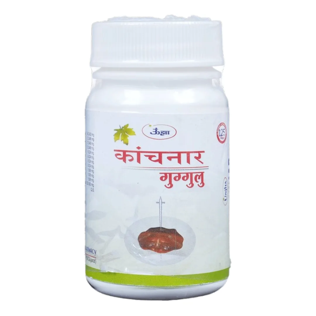 Unjha Kanchnar Guggulu | Traditional Ayurvedic Tablet | Thyroid and Lymphatic Support
