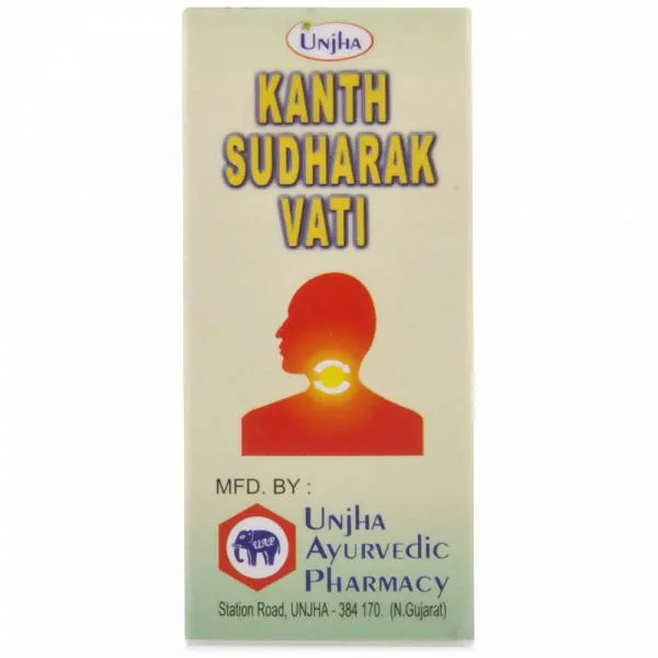 Unjha Kanth Sudharak Vati | Ayurvedic Throat Soothing Pills | Natural Relief for Sore Throat and Hoarseness-2