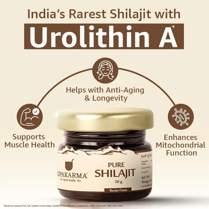 Upakarma Ayurveda Original & Pure SJ Resin Form with Ashwagandha | Pure Himalayan Shilajit & Adaptogenic Herb Blend | Natural Stamina & Strength Booster-4